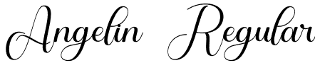 Angelin Regular font | angelin.otf