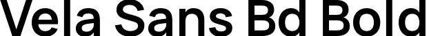 Vela Sans Bd Bold font | VelaSans-Bold.otf