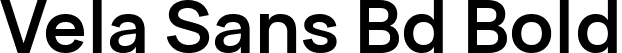 Vela Sans Bd Bold font | VelaSans-Bold.ttf