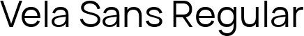 Vela Sans Regular font | VelaSans-Regular.ttf