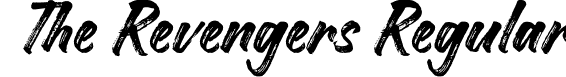 The Revengers Regular font | TherevengersTexture-2Ody3.otf