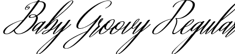 Baby Groovy Regular font | Baby Groovy.ttf