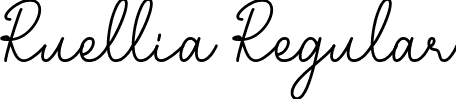 Ruellia Regular font | Ruellia.otf