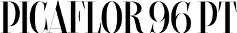 Picaflor 96 pt font | Picaflor-96pt.otf