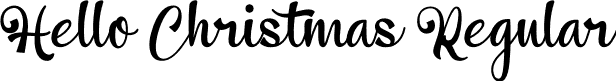 Hello Christmas Regular font | HelloChristmas.otf