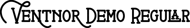 Ventnor Demo Regular font | VentnorDemoRegular.ttf