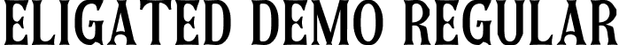 Eligated DEMO Regular font | EligatedDemo-nRjEV.otf