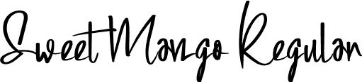 Sweet Mango Regular font | SweetMango.otf