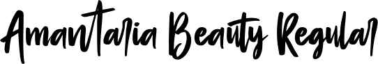 Amantaria Beauty Regular font | Amantaria Beauty.ttf