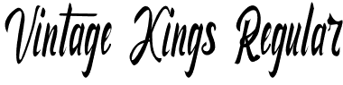 Vintage Kings Regular font | Vintage Kings.otf