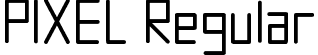 PIXEL Regular font | PIXEL.ttf