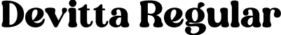 Devitta Regular font | devitta.ttf