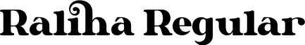 Raliha Regular font | raliha.ttf