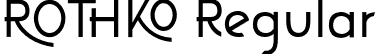 ROTHKO Regular font | ROTHKO Light.otf