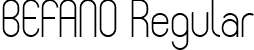 BEFANO Regular font | BEFANO.ttf