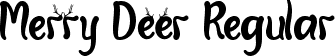 Merry Deer Regular font | Merry Deer ttf.ttf