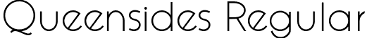 Queensides Regular font | Queensides-3z7Ey.ttf