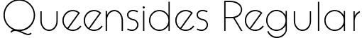 Queensides Regular font | QueensidesLight-ZVj3l.ttf