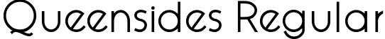 Queensides Regular font | QueensidesMedium-x30zV.ttf