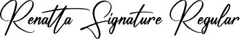 Renatta Signature Regular font | Renatta Signature.ttf