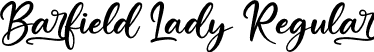 Barfield Lady Regular font | Barfield Lady.ttf