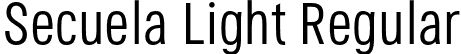 Secuela Light Regular font | Secuela-Light.otf