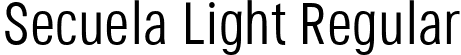 Secuela Light Regular font | Secuela-Light.ttf