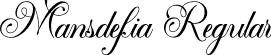 Mansdefia Regular font | mansdefia-lgerv.otf