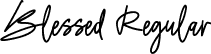 Blessed Regular font | Blessed.ttf