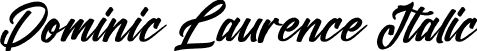 Dominic Laurence Italic font | Dominic Laurence Italic.ttf