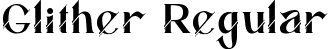 Glither Regular font | GlitherRegular-axgYm.ttf