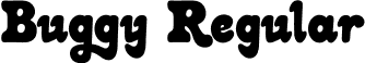 Buggy Regular font | Buggy.otf