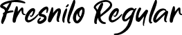 Fresnilo Regular font | Fresnilo.ttf