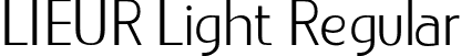 LIEUR Light Regular font | LIEUR-Light-PERSONAL USE ONLY.otf