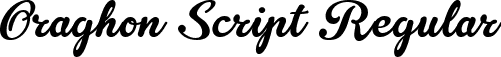 Oraghon Script Regular font | Oraghon Script.ttf