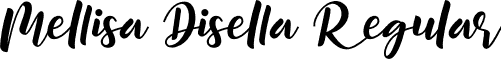 Mellisa Disella Regular font | Mellisa Disella.otf