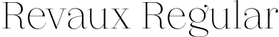 Revaux Regular font | Revaux-GO0dO.otf