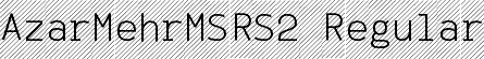 AzarMehrMSRS2 Regular font | AzarMehrMSRS2.ttf