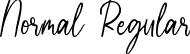 Normal Regular font | Peachbeary Regular.ttf