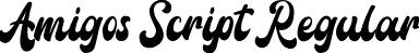 Amigos Script Regular font | AmigosScriptRegular.ttf