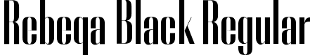 Rebeqa Black Regular font | Rebeqa-VF.ttf