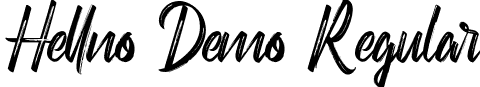 Hellno Demo Regular font | HellnoDemoRegular.ttf