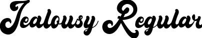 Jealousy Regular font | Jealousy-OVnAO.ttf