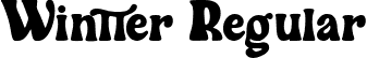 Wintter Regular font | WintterRegular-WyKWV.ttf