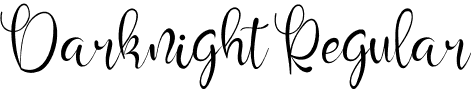 Darknight Regular font | Darknight.otf