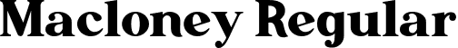 Macloney Regular font | Macloney.ttf