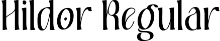 Hildor Regular font | Hildor-Regular.otf