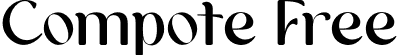 Compote Free font | compote-free.otf