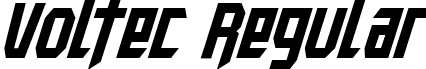 Voltec Regular font | Voltec-axgem.ttf