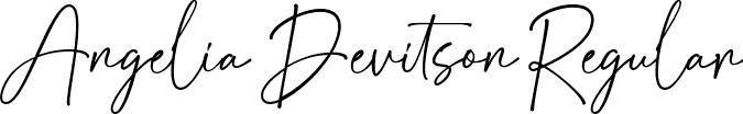 Angelia Devitson Regular font | angeliadevitson-vggkw.ttf